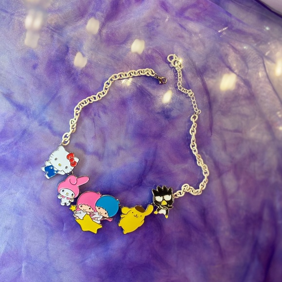 Sanrio Hello Kitty Enamel Pendants Maximalist Statement Necklace Women’s Adult - Picture 6 of 6